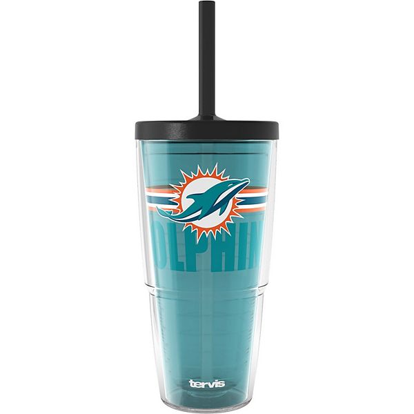 Tervis Miami Dolphins 24oz. Go the Distance Classic Tumbler with Straw Lid Tervis