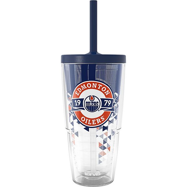 Tervis Edmonton Oilers 24oz. Shatter Classic Tumbler with Straw Lid Tervis