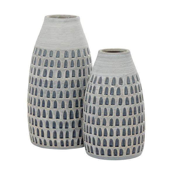 Stella & Eve Textured Vase Table Decor 2-piece Set Stella & Eve