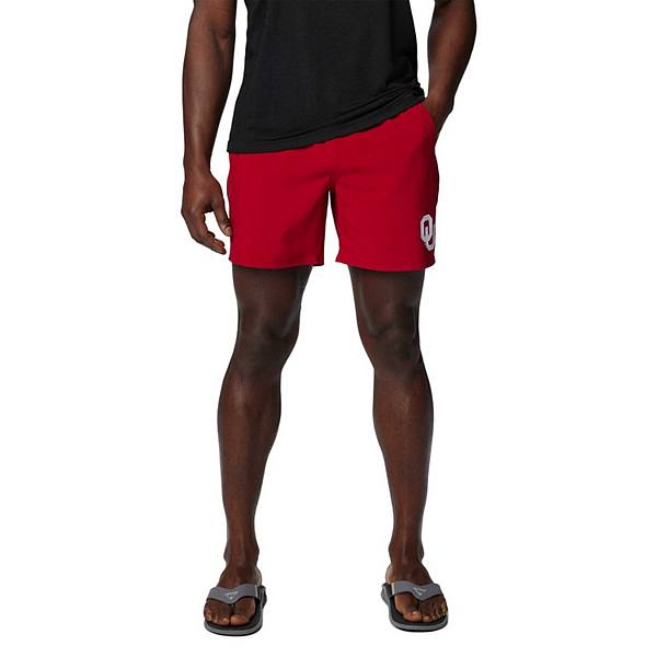 Men's Columbia Crimson Oklahoma Sooners PFG Terminal Roamer�� Omni-Shade�� Stretch Shorts Columbia