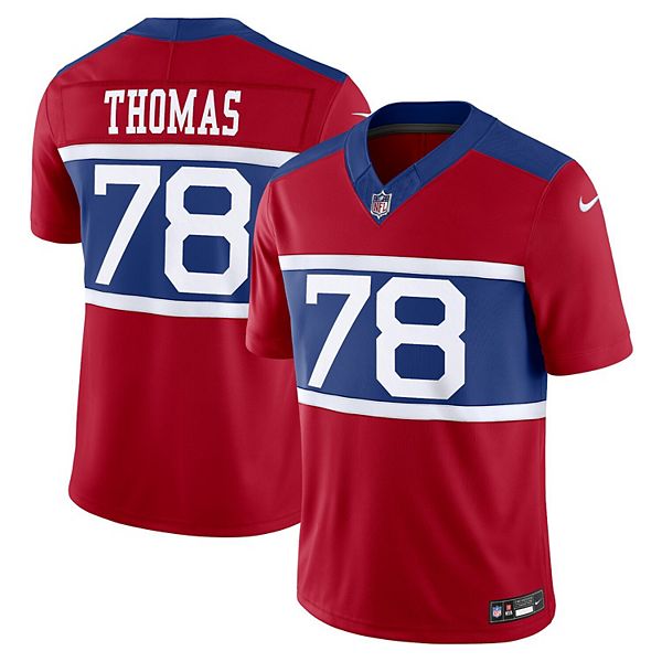 Мужская футболка Nike Andrew Thomas New York Giants лимитированной серии в стиле Alternate Vapor F.U.S.E. NFL