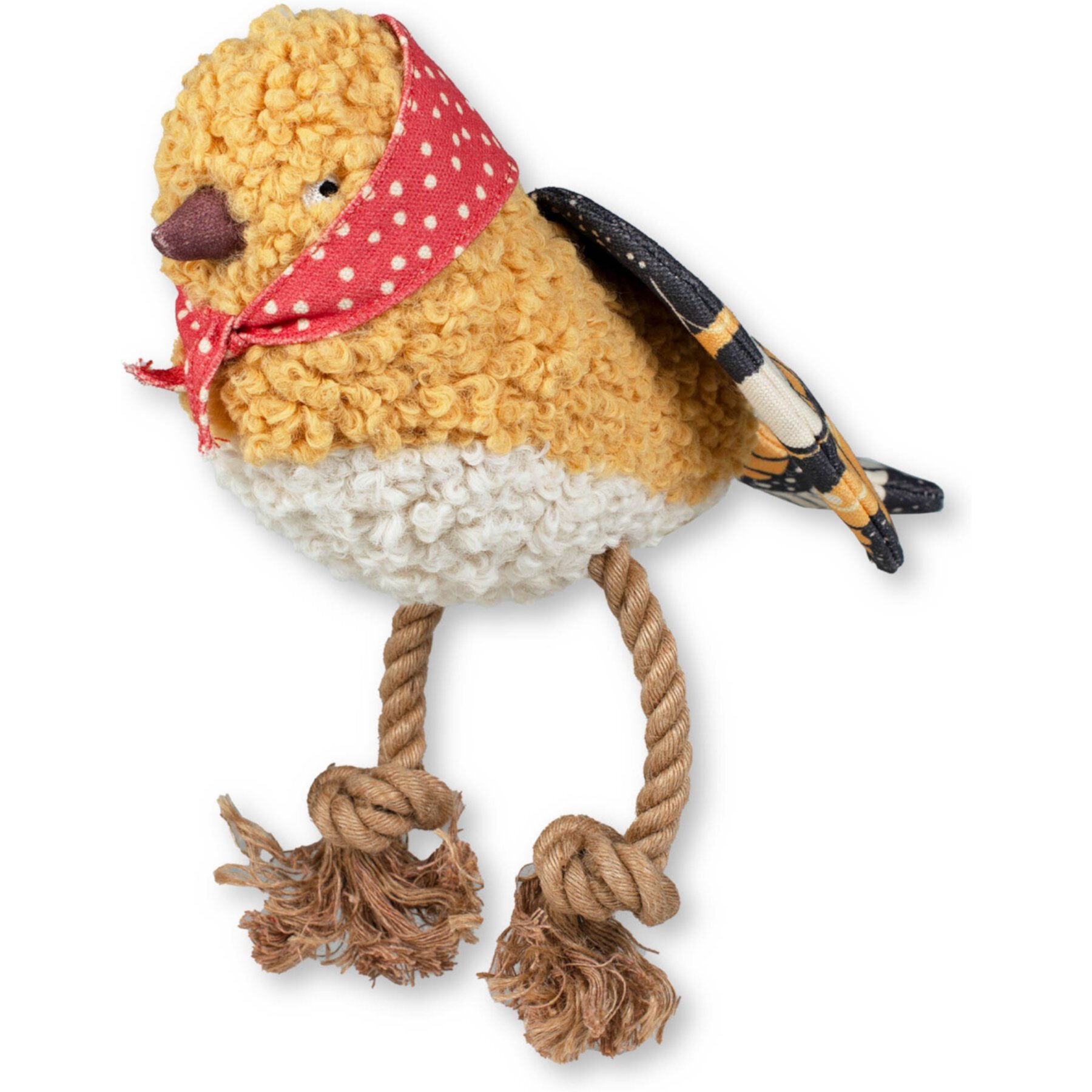 PETSHOP BY FRINGE STUDIO Ms Birdie Squeaky Plush Dog Toy PETSHOP BY FRINGE STUDIO