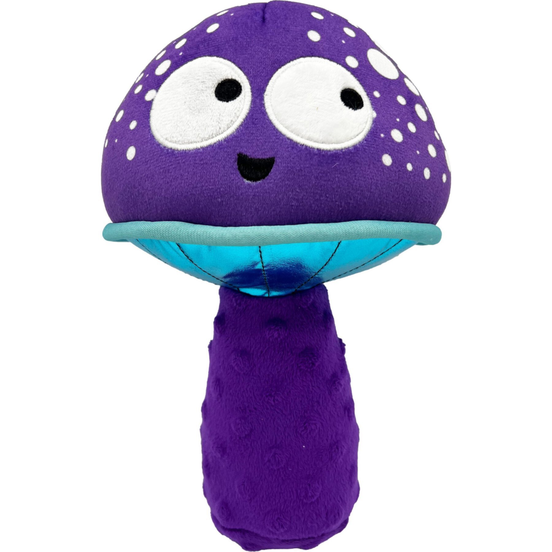 Huxley & Kent Dog Fetchies Mellow Mushroom Dog Toy, Purple/Blue Huxley & Kent