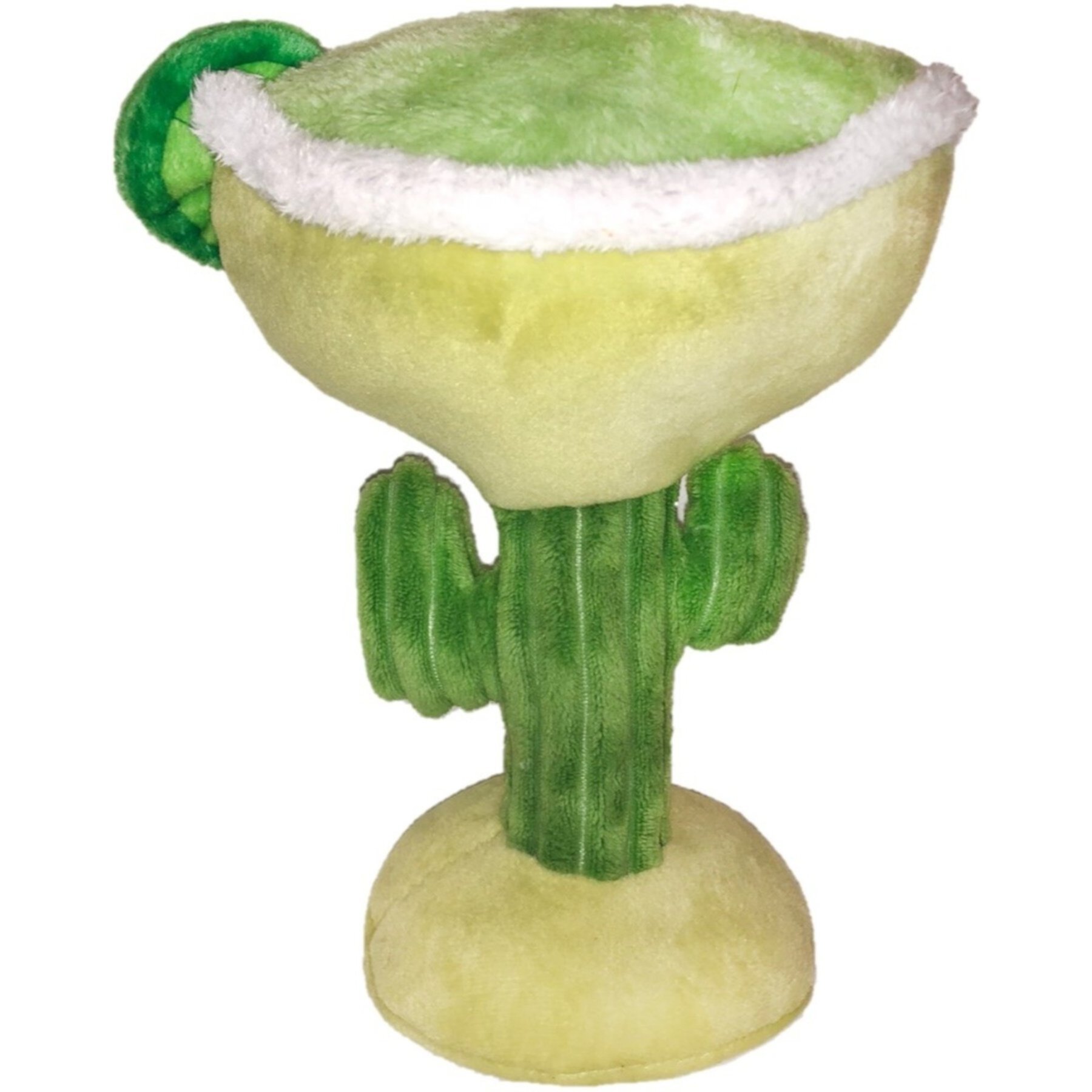 Huxley & Kent Dog Power Plush Margarita Loco Dog Toy, Green Huxley & Kent