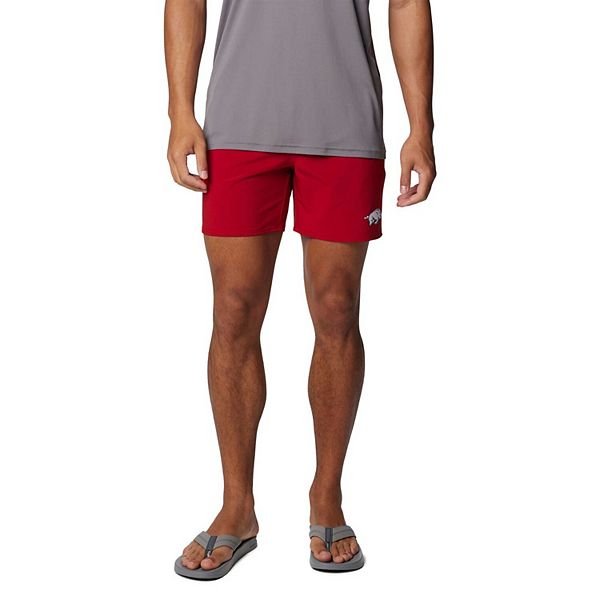 Men's Columbia Cardinal Arkansas Razorbacks PFG Terminal Roamer™ Omni-Shade™ Stretch Shorts Columbia