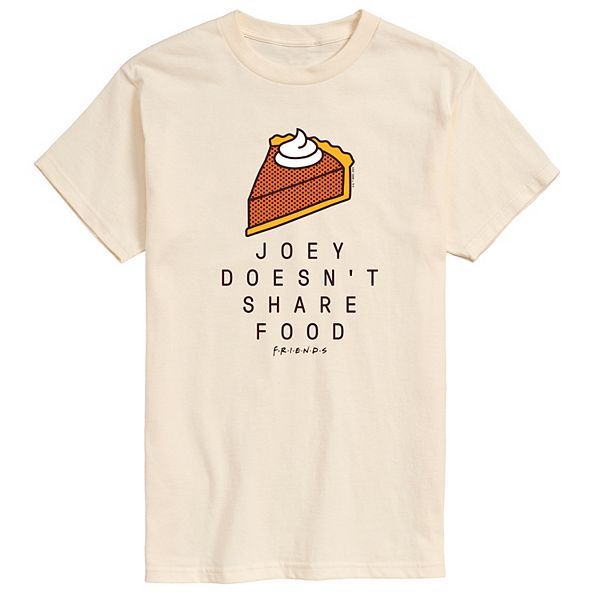 Men's Friends Joey Doesn't Share Food Graphic Tee Licensed Character