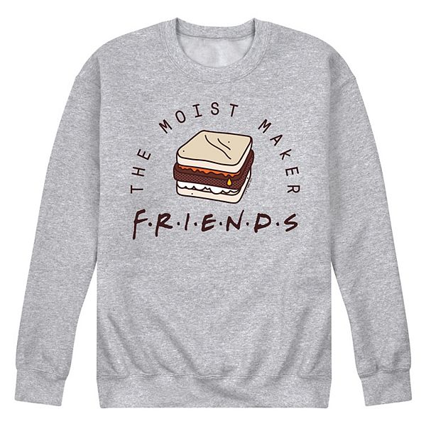 Men's Friends Thanksgiving Fleece Sweatshirt Licensed Character