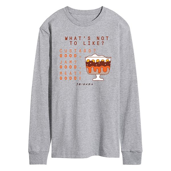 Men's Friends What's Not To Like Parfait Long Sleeve Graphic Tee Licensed Character