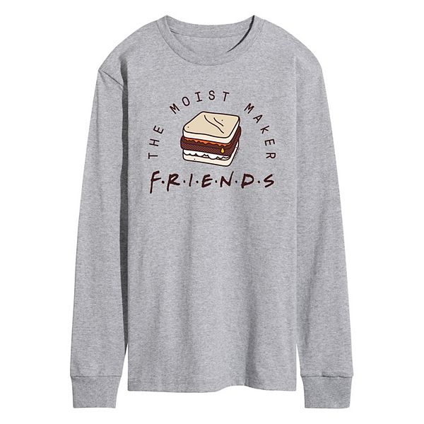 Men's Friends Thanksgiving Long Sleeve Graphic Tee Licensed Character