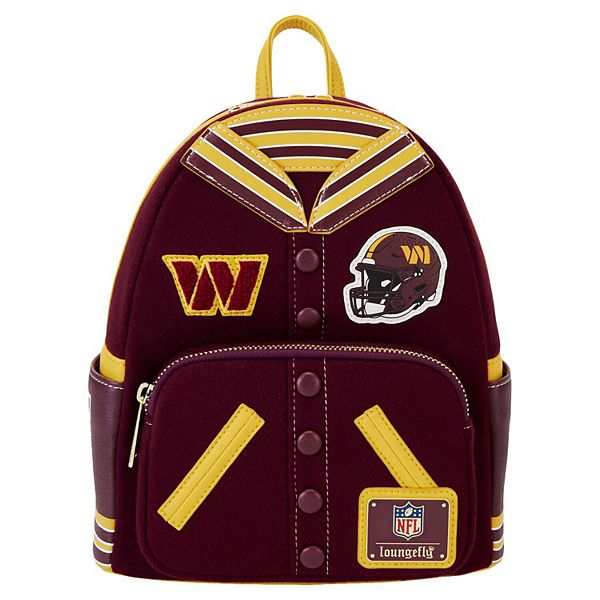 Loungefly Washington Commanders Varsity Mini Backpack Loungefly