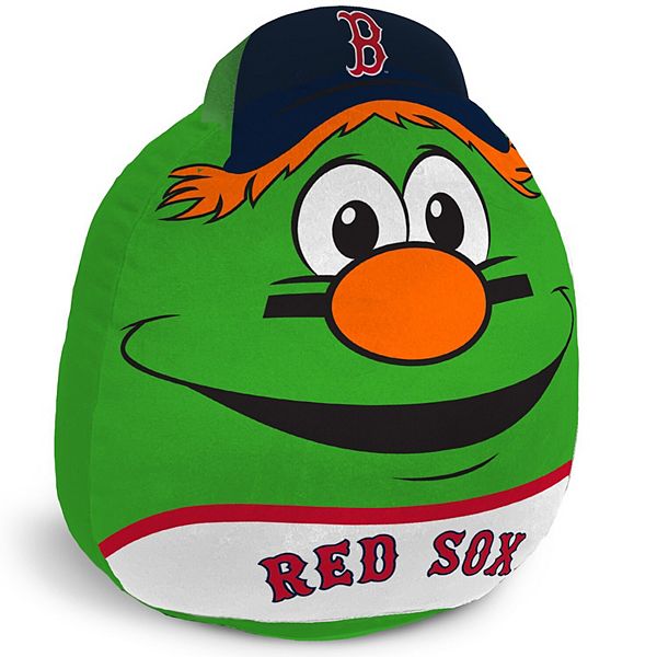 Плюшевая подушка-талисман Boston Red Sox, 37 х 32 см, 95% полиэстер, 5% спандекс, мягкая и растяжимая Pegasus