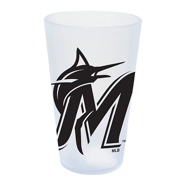 Силиконовый небьющийся стакан для пива Miami Marlins 16oz, подходит для посудомоечной машины Wincraft