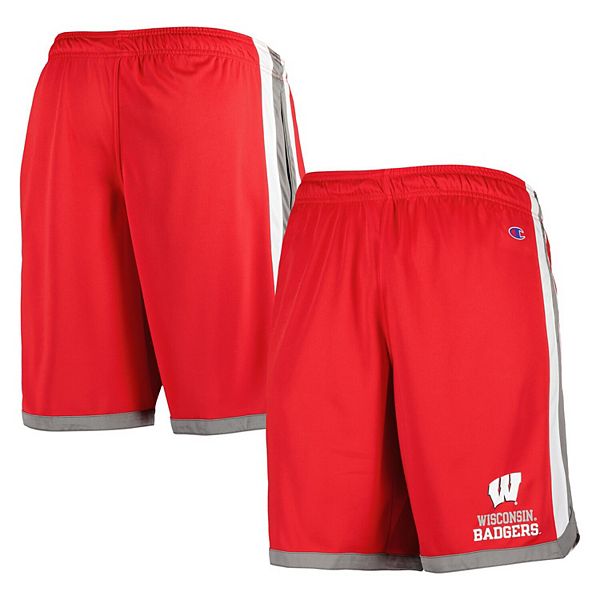 Men's Champion Red Wisconsin Badgers Basketball Shorts Champion