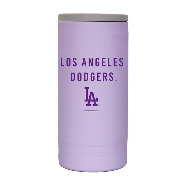 Термосумка Los Angeles Dodgers 12oz, Лаванда, двойная изоляция, нержавеющая сталь Logo Brand