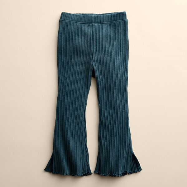 Girls 4-12 Little Co. by Lauren Conrad Ribbed Split Hem Pants Little Co. by Lauren Conrad