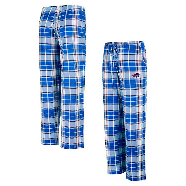 Women's Concepts Sport Royal Buffalo Bills Ashford Plaid Knit Pants Unbranded