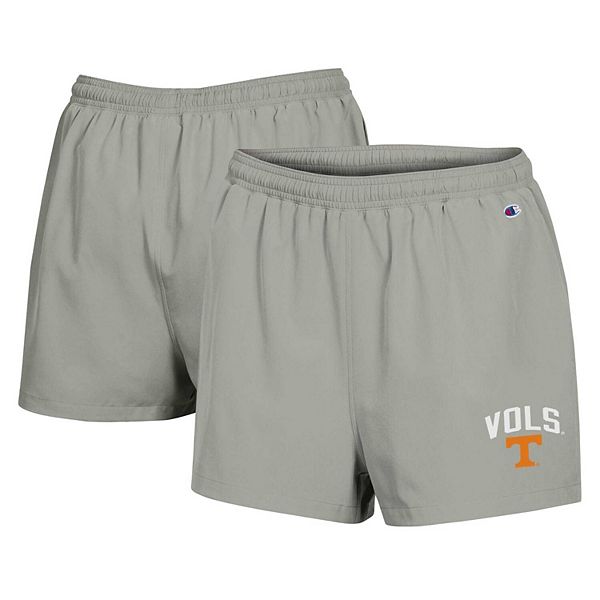 Women's Champion Gray Tennessee Volunteers Football Fan High Waist Shorts Champion