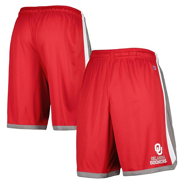 Men's Champion Crimson Oklahoma Sooners Basketball Shorts Champion