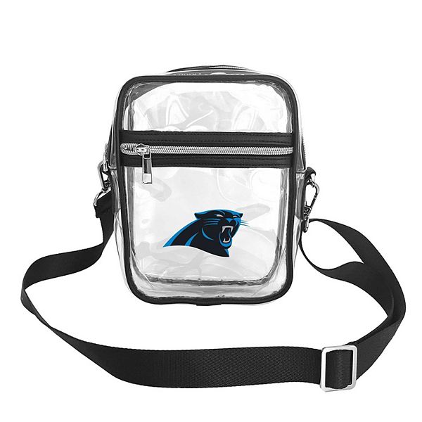 Прозрачная мини-сумка через плечо из ПВХ с логотипом Carolina Panthers, размер 15 x 4 x 21 см Logo Brand