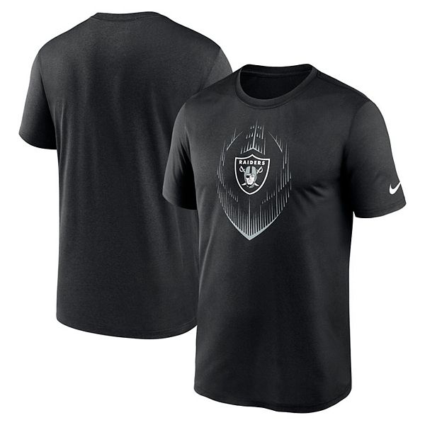 Мужская футболка Nike Las Vegas Raiders Primetime Legend Icon черного цвета с технологией Dri-FIT NFL