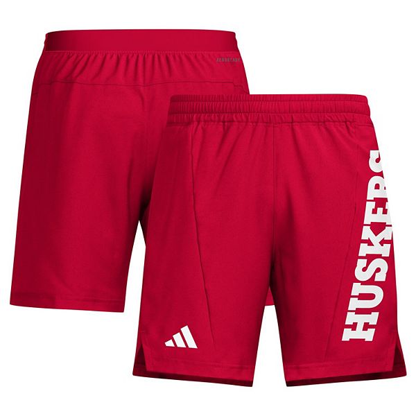 Men's adidas Scarlet Nebraska Huskers Designed for Training AEROREADY Shorts Adidas