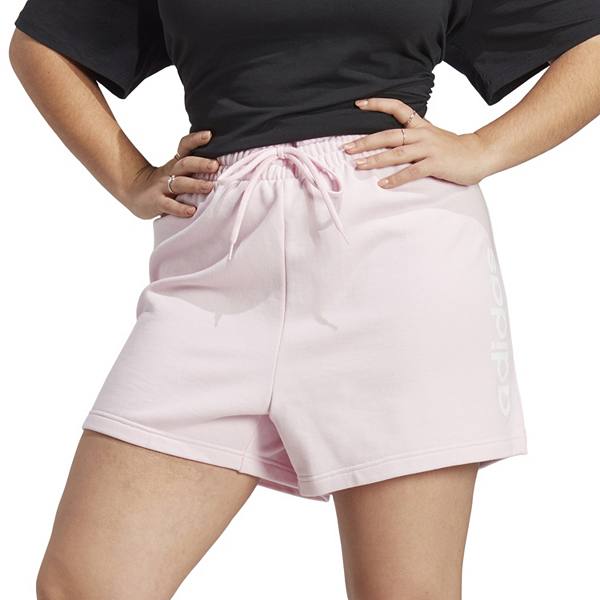 Plus Size adidas Essentials Linear French Terry Shorts Adidas