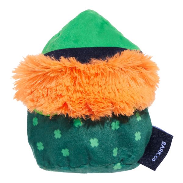 BARK Super Chewer Barney Stone St. Patrick's Day Dog Toy Bark