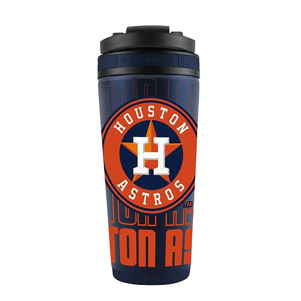 WinCraft Houston Astros 26oz. 4D Stainless Steel Ice Shaker Bottle Ice Shaker