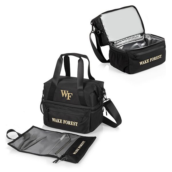 NCAA Wake Forest Demon Deacons Tarana Lunch Bag Cooler with Utensils Set NCAA