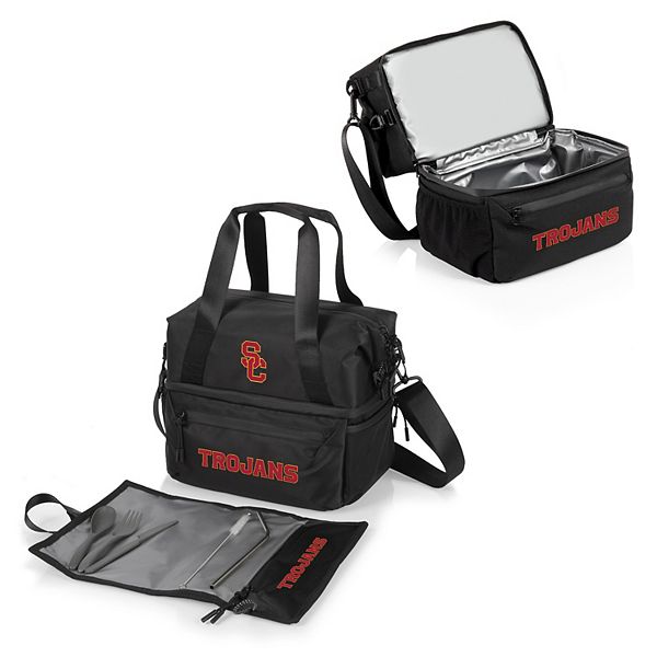 NCAA USC Trojans Tarana Lunch Bag Cooler with Utensils Set NCAA