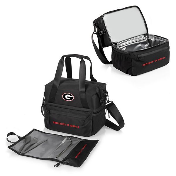 NCAA Georgia Bulldogs Tarana Lunch Bag Cooler with Utensils Set NCAA