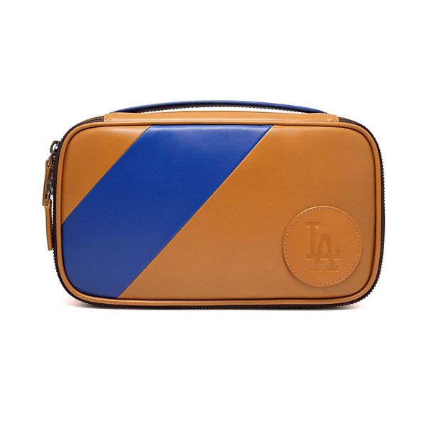 Кожаная туалетная сумка Dopp Kit с логотипом Los Angeles Dodgers, 30 x 11,5 x 16,5 см Lusso