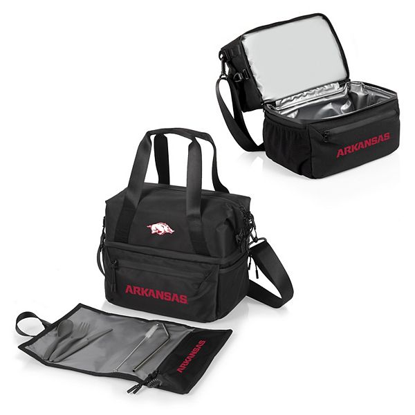 NCAA Arkansas Razorbacks Tarana Lunch Bag Cooler with Utensil Set NCAA