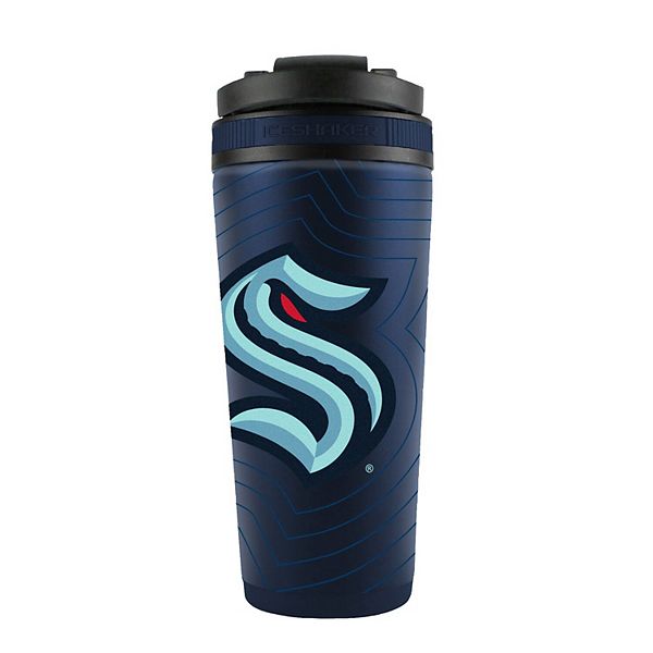 WinCraft Seattle Kraken 26oz. 4D Stainless Steel Ice Shaker Bottle Ice Shaker