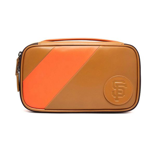 Кожаная косметичка Dopp Kit с логотипом San Francisco Giants, размером 30 x 11 x 16 см Lusso