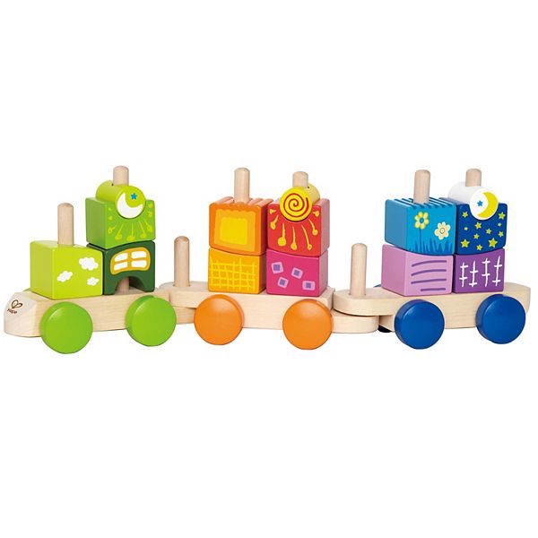 Hape: Fantasia Blocks Train Wooden Sorting & Stacking Toy Hape