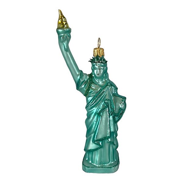 Pinnacle Peak Trading Statue Of Liberty Polish Glass Christmas Tree Ornament New York America Usa Pinnacle Peak Trading Company