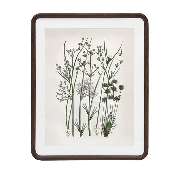 Belle Maison 16" x 20" Wild Flowers Wood Framed Wall Art Belle Maison