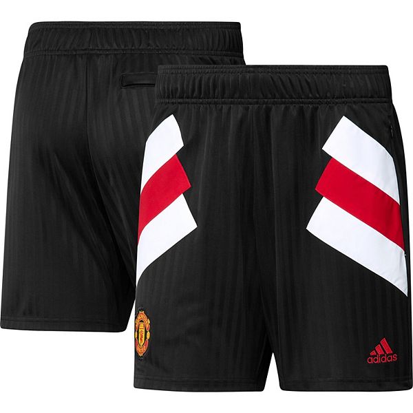 Men's adidas Black Manchester United Football Icon Shorts Adidas