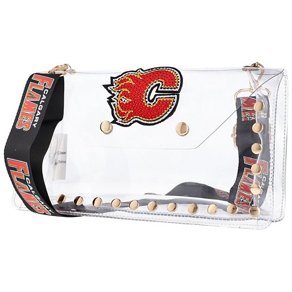 Кристальная прозрачная кроссбоди-сумка Cuce Calgary Flames Unbranded