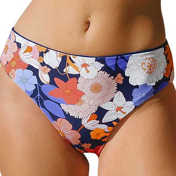 Women's CUPSHE Sun Blooming Floral Reversible Bikini Bottoms Cupshe