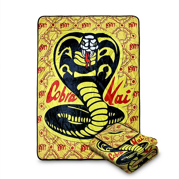 Cobra Kai Fleece Softest Comfy Throw Blanket For Adults & Kids, Measures 60 X 45 Inches Bazillion Dreams