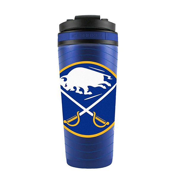 WinCraft Buffalo Sabres 26oz. 4D Stainless Steel Ice Shaker Bottle Ice Shaker