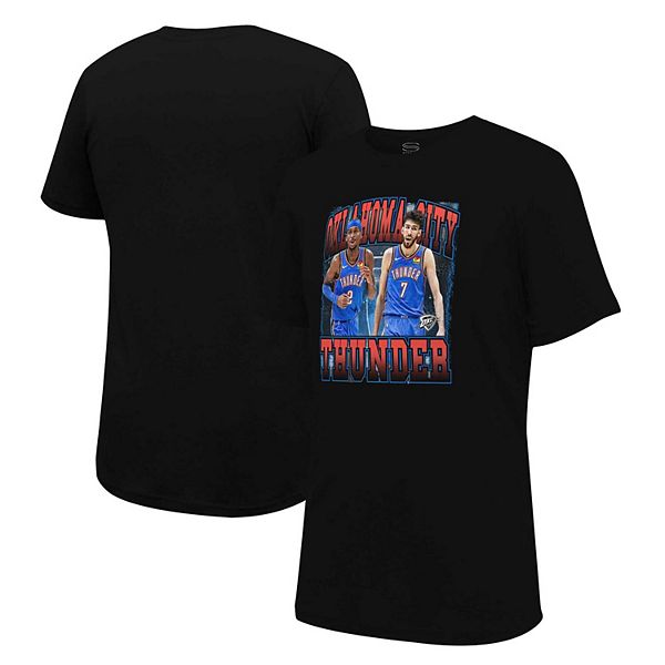 Unisex Stadium Essentials Shai Gilgeous-Alexander & Chet Holmgren Black Oklahoma City Thunder Player Duo T-Shirt Stadium Essentials