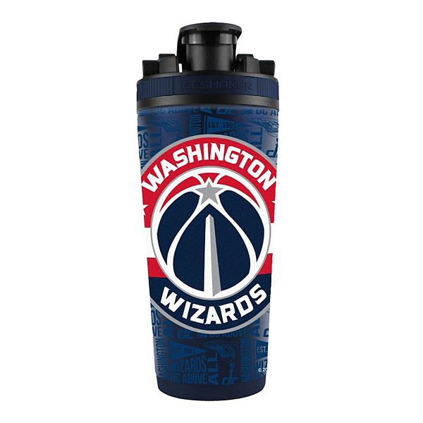 WinCraft Washington Wizards 26oz. 4D Stainless Steel Ice Shaker Bottle Ice Shaker