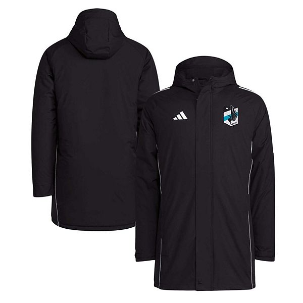 Зимняя парка-худи adidas Minnesota United FC Tiro 24 с полной застежкой и водоотталкивающим материалом Unbranded