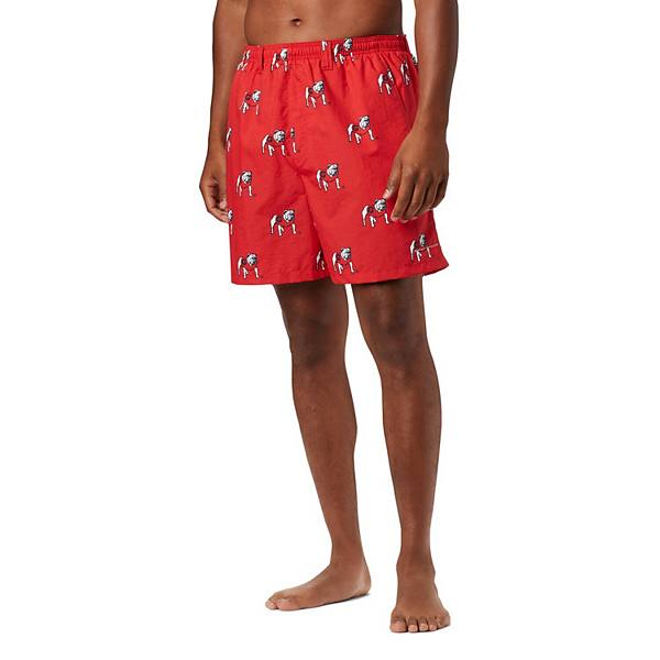 Men's Columbia Red Georgia Bulldogs Backcast III Printed Short Columbia