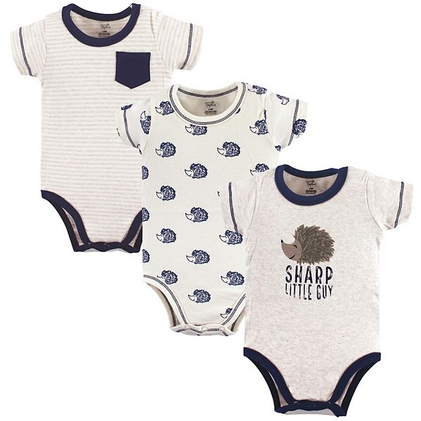 Baby Boy Organic Cotton Bodysuits 3pk Touched by Nature