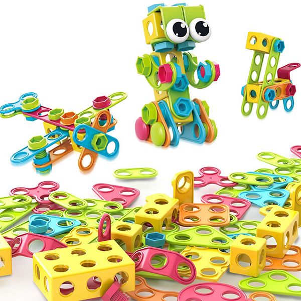 Picassotiles 115 Piece Engineering Construction Toy With Hand Tools PicassoTiles