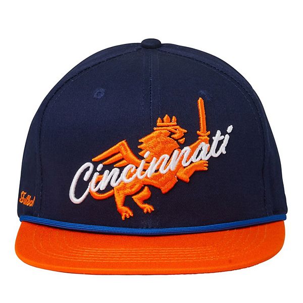 Unisex Live Breathe Futbol Navy FC Cincinnati Snapback Hat Live Breathe Futbol